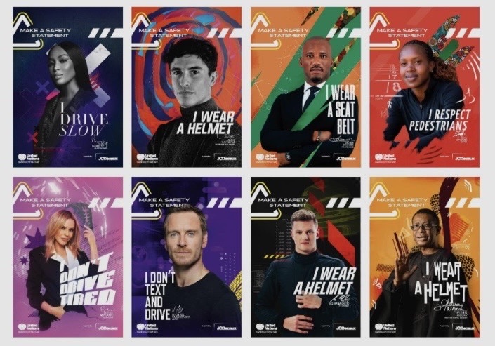 Raccolta dei poster per la campagna Make A Safety Statement