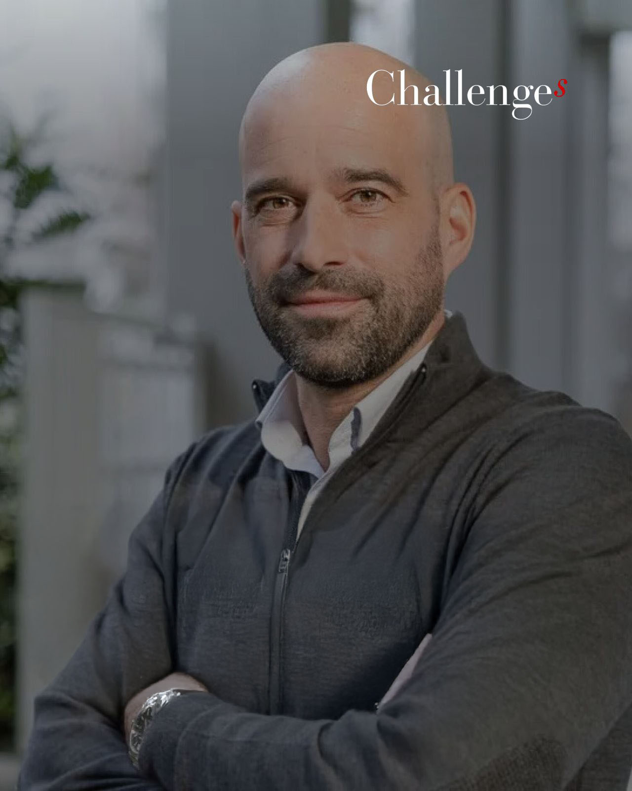 Ritratto di Eric Cesbron, presidente di Elan City per il media Challenges