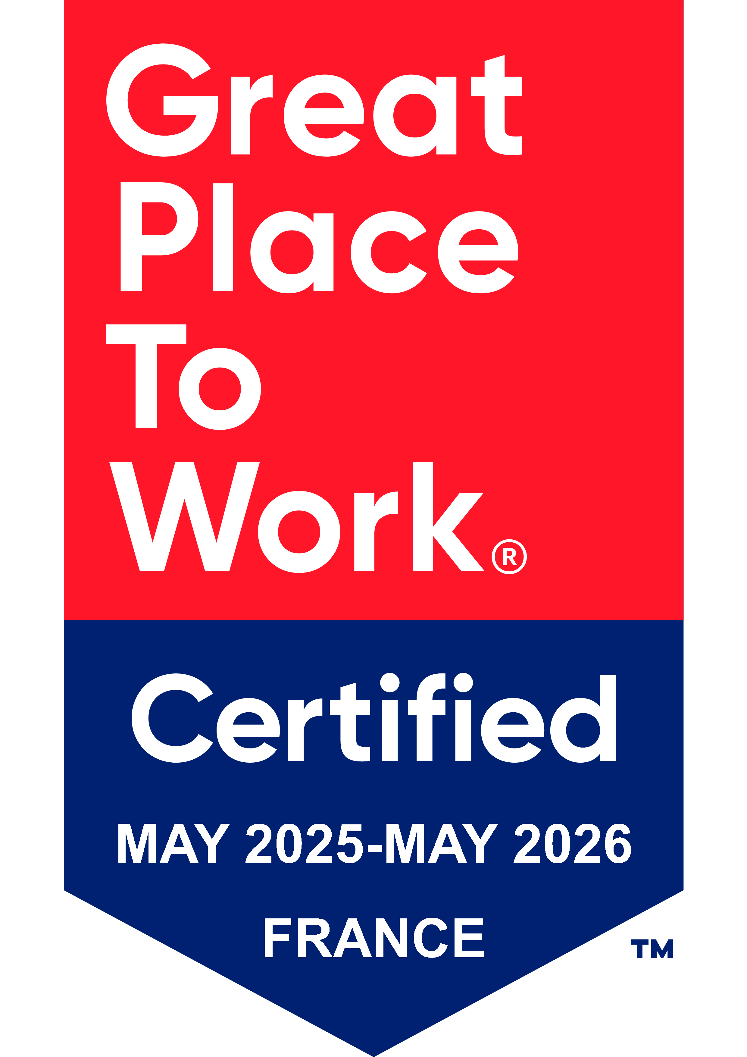 Il badge di certificazione Great Place to Work