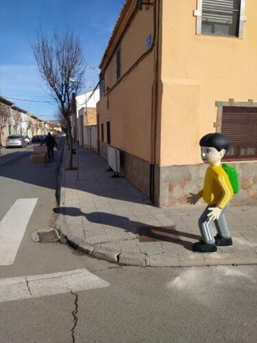 Las figuras se han instalado en varios lugares del municipio